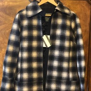 WOOLRICH women’s wool plaid jacket.